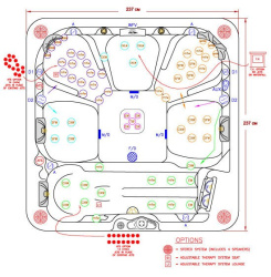 Спа бассейн Cal Spas Atlantic